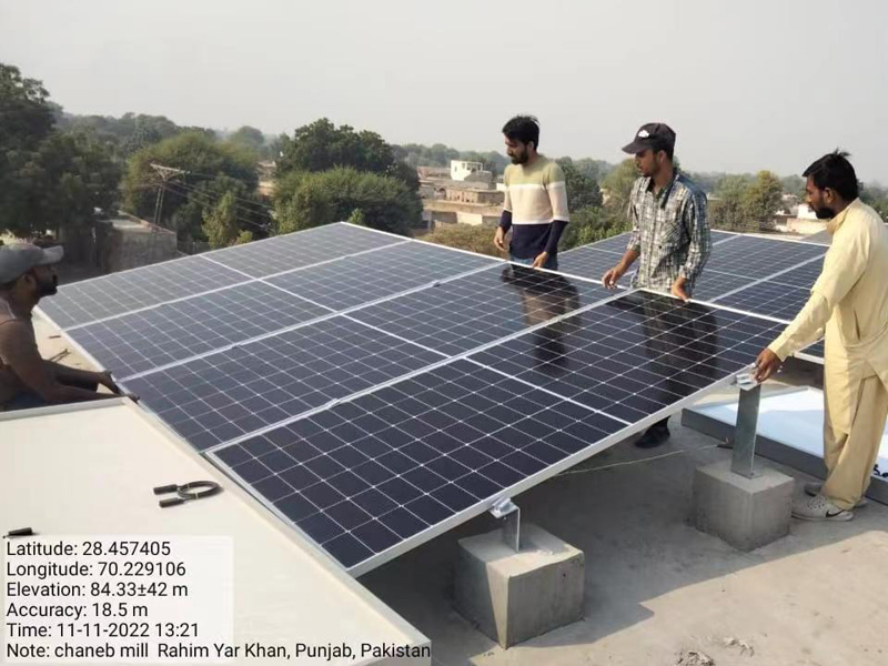 CHENAB Plant Rooftop Distributed Photovoltaic Project NETMETERING Certificate Project