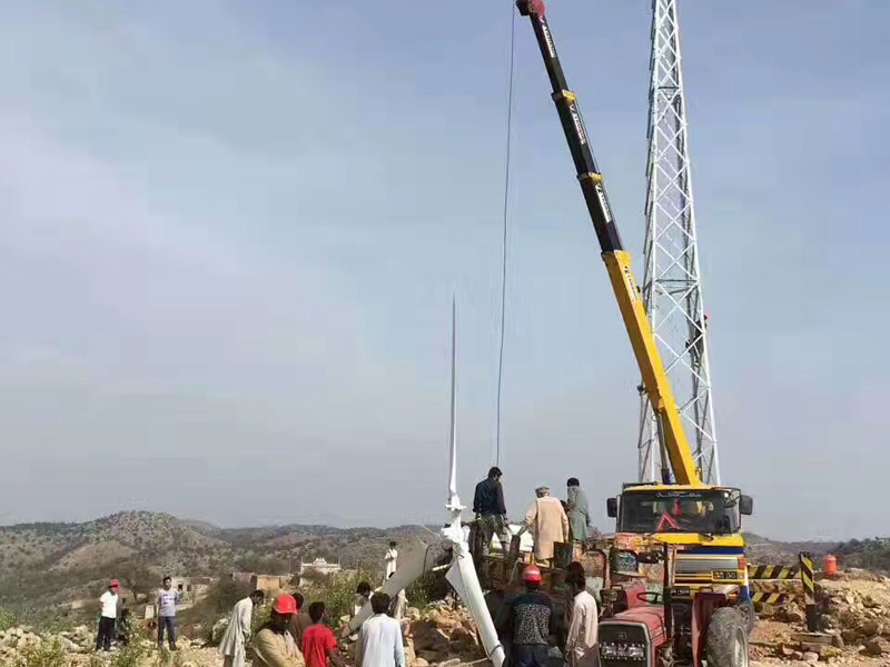 Pakistan ADB Wind-Solar Hybrid Microgrid Project Subcontract Construction