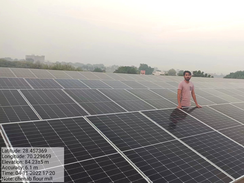 CHENAB Flour Mill Rooftop Photovoltaic Project in Pakistan CHENAB Flour Mill Rooftop Photovoltaic Project in Pakistan